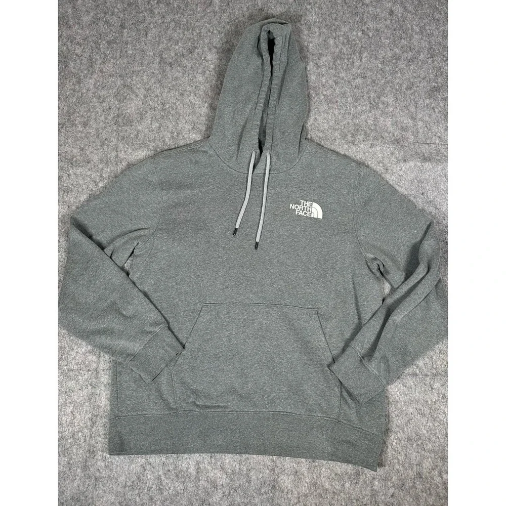 The North Face Men's Evolution Box NSE Pullover Hoodie Sweatshirt Gray Large